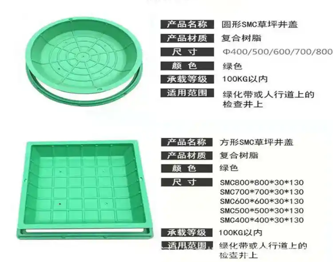 玄武树脂复合种植井盖展示